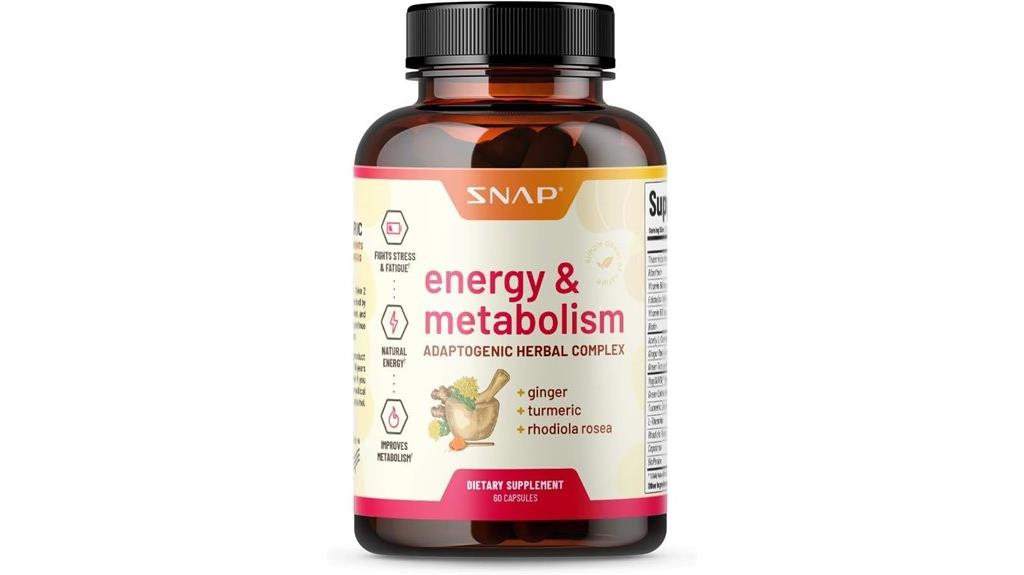 energy supplements for metabolism