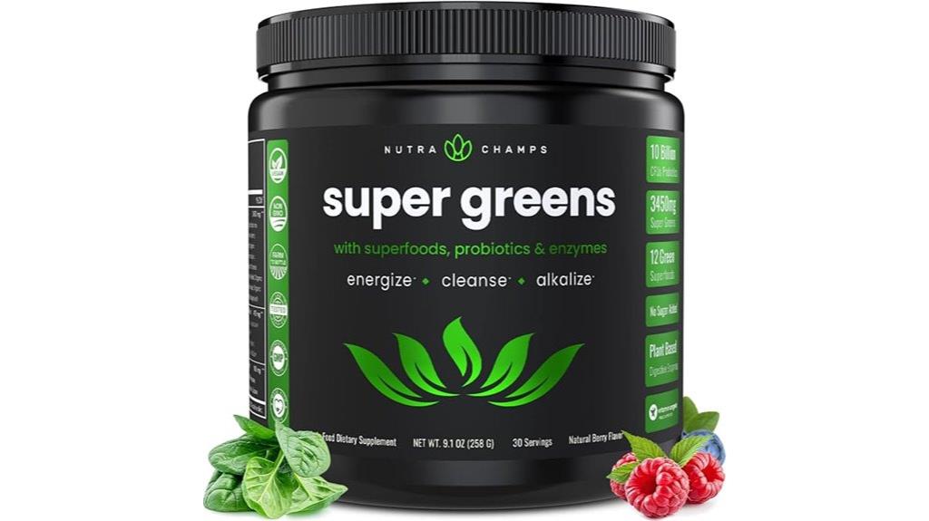 nutrachamps super greens review